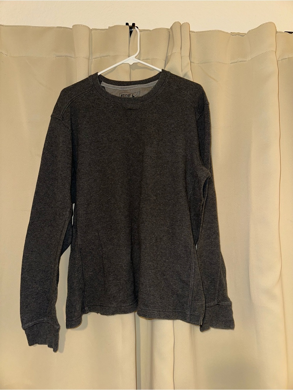 Eddie Bauer Dark Charcoal Crewneck Sweatshirt